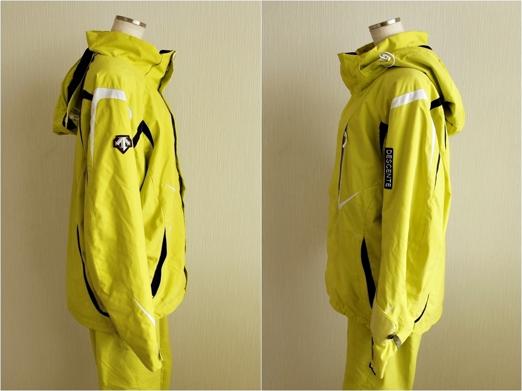 デサント スキーウェア DESCENTE イエロー 上下セット スキー - 上下