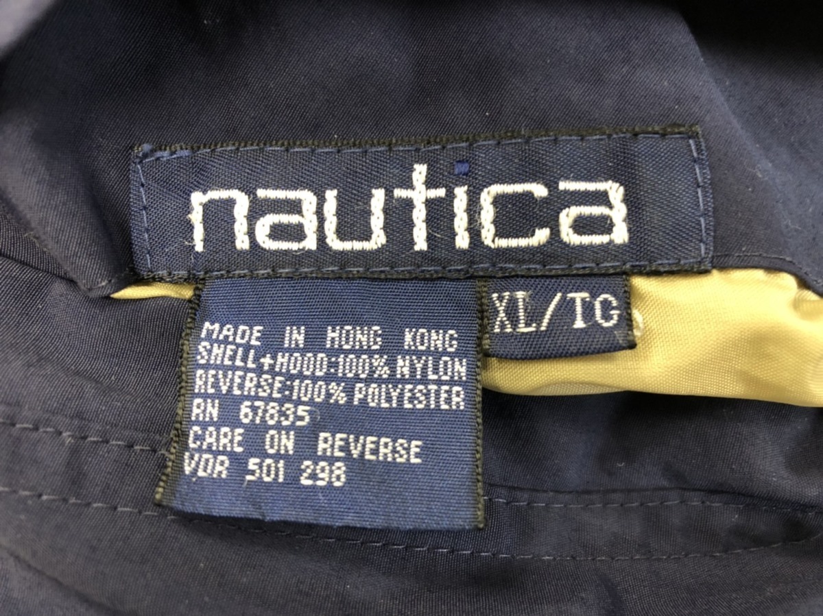 USA古着 ノーティカ 90年代 ナイロンジャケット XL セーリング 