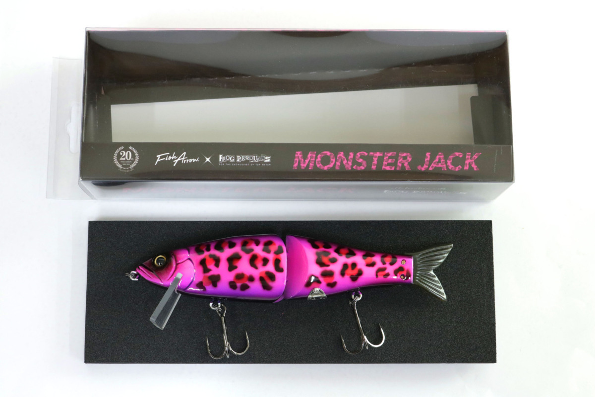 フィッシュアロー モンスタージャック フロッグレオパード 未使用品 ○【中古・現状品】Fish Arrow FROG PRODUCTS Monster Jack フィッシュ