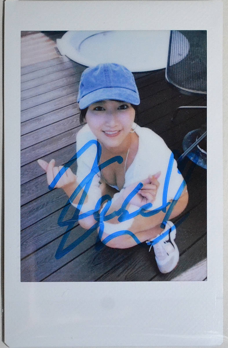 川瀬もえ サイン入り現場チェキ「 どんな時も川瀬もえ」6
