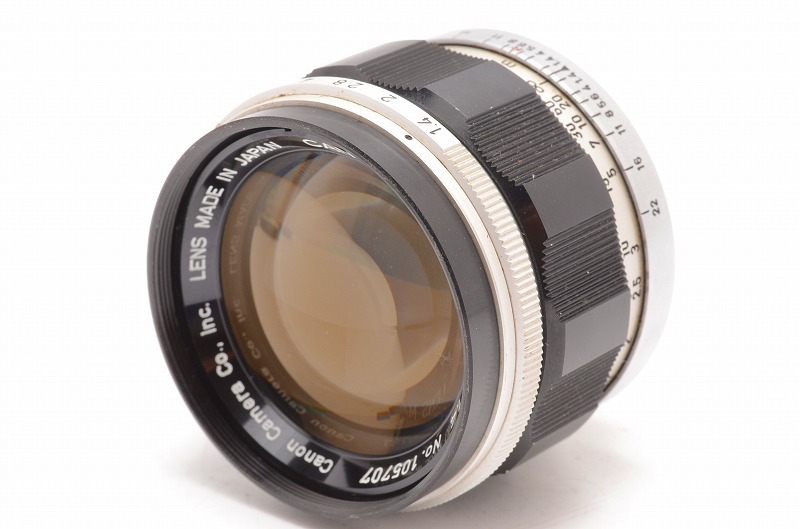 ○きれいな外観○ライカL39マウント ○ キャノン Canon 50mm F1.4 L39
