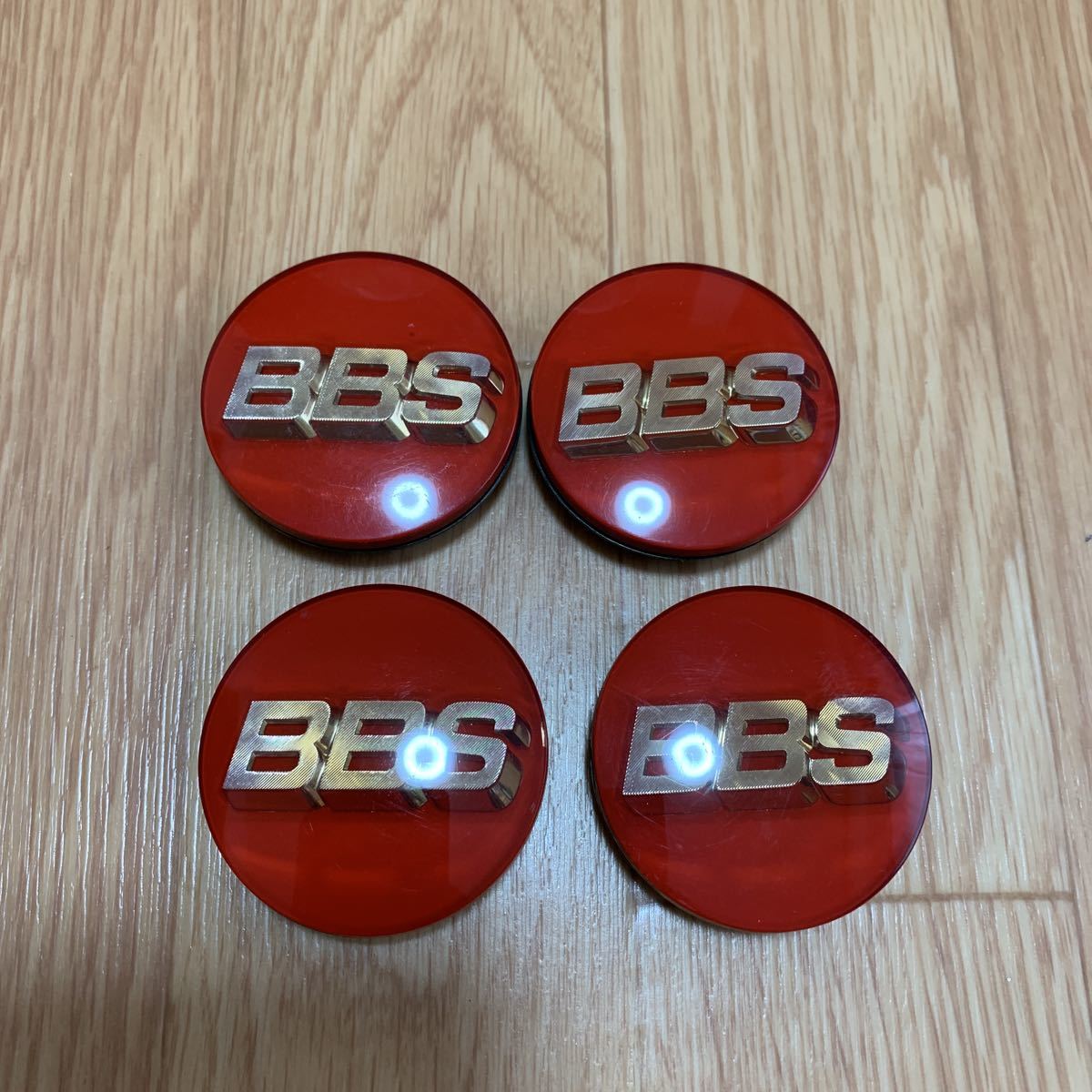 BBS センターキャップ レッド 赤 56ミリ 正規品 56mm 3個セット 56mm 