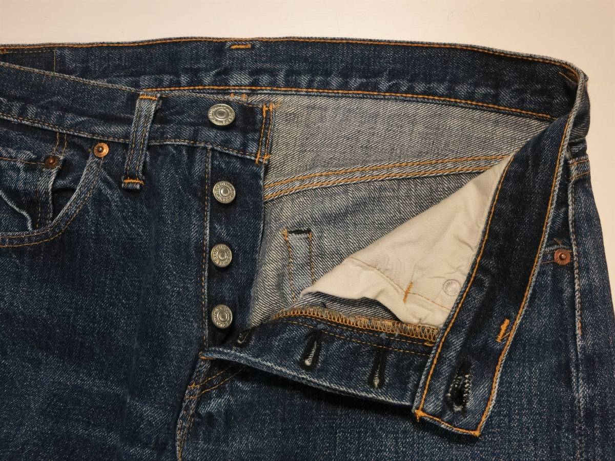 旧ドゥニーム Denime デニム SHINS 紙パッチ ローライズモデル？ W32