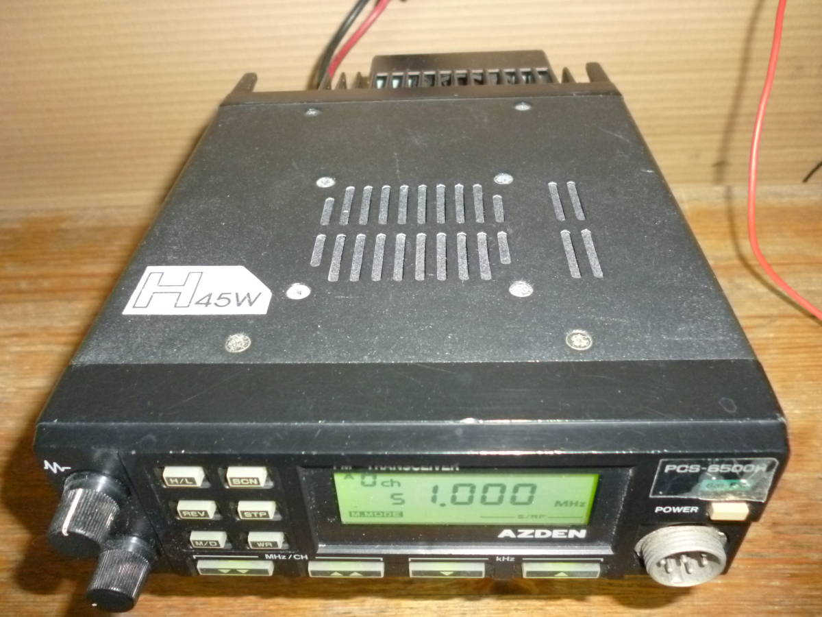 AZDEN PCS-6500 FMトランシーバー 6m FM 10w マイク付