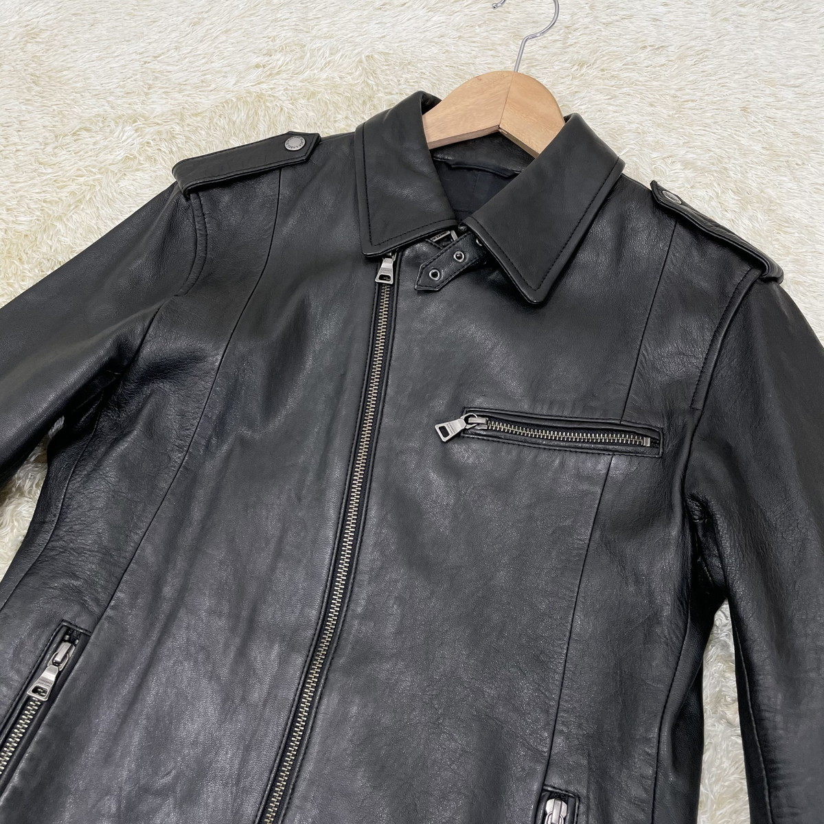 シングルライダース ジャケット シープスキンレザー ｜The DUFFER of