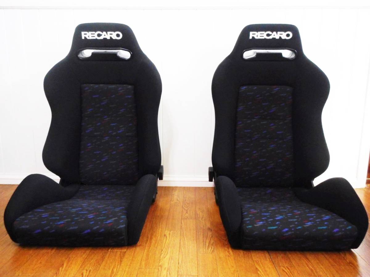 美品 RECARO SR-3 フルクリーニング 済 ルマンカラー 2脚 セット 