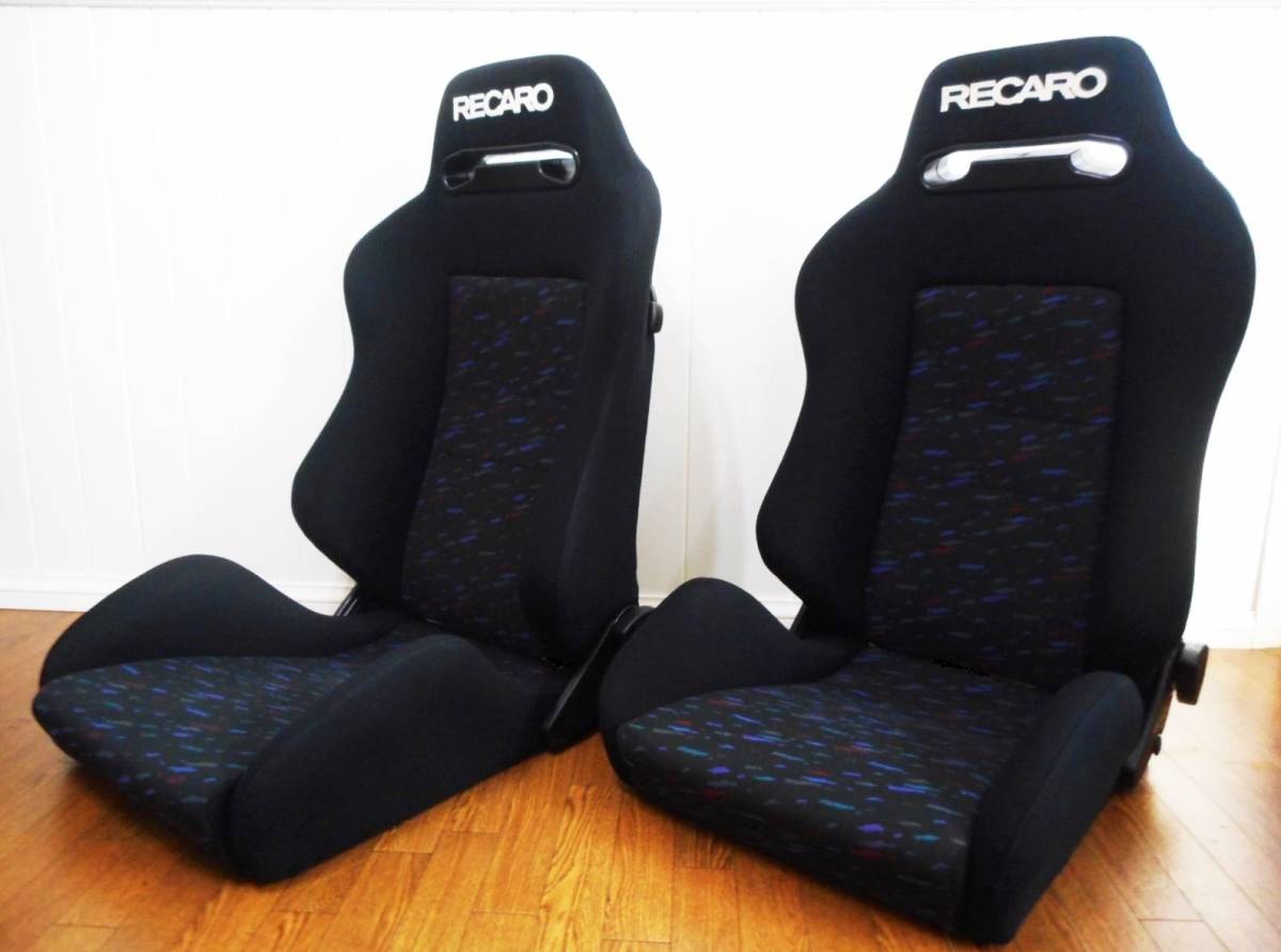 美品 RECARO SR-3 フルクリーニング 済 ルマンカラー 2脚 セット 