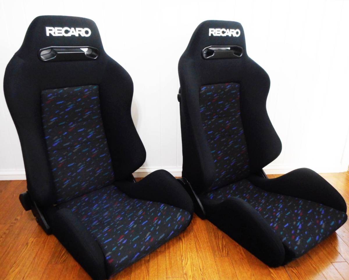 美品 RECARO SR-3 フルクリーニング 済 ルマンカラー 2脚 セット 