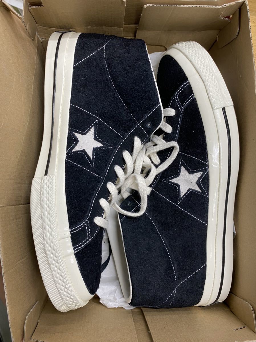 コンバース ワンスター ミッド 28cm convers one star mid us10 ブラック