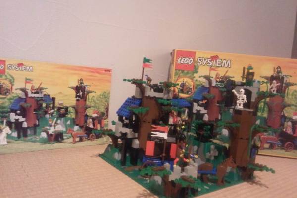中古LEGO・レゴ・エルクウッドの砦・6079・説明書・箱あり(お城 