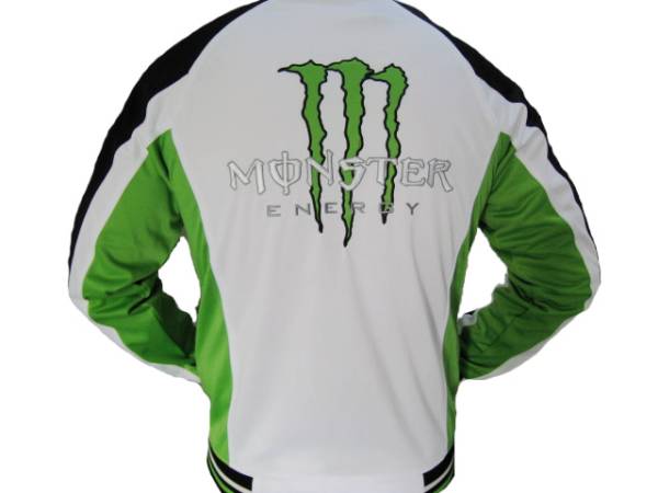 KAWASAKI　モンスター　Lサイズ　カワサキ　ジャージ　白_2