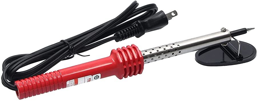 消費電力:60W 白光(HAKKO) RED 電気器具/電気修理用はんだこて 60W 簡易こて台付き 503_4