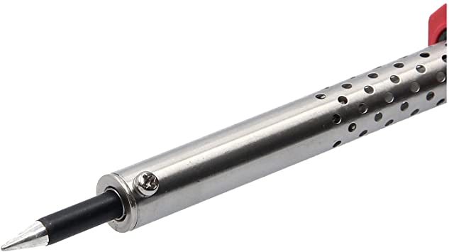 消費電力:60W 白光(HAKKO) RED 電気器具/電気修理用はんだこて 60W 簡易こて台付き 503_5