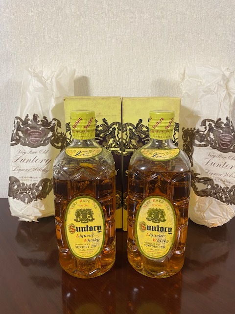 角瓶 希少サントリー 特級ベリーレアオールド 720ml×2，180ml×2 RARE