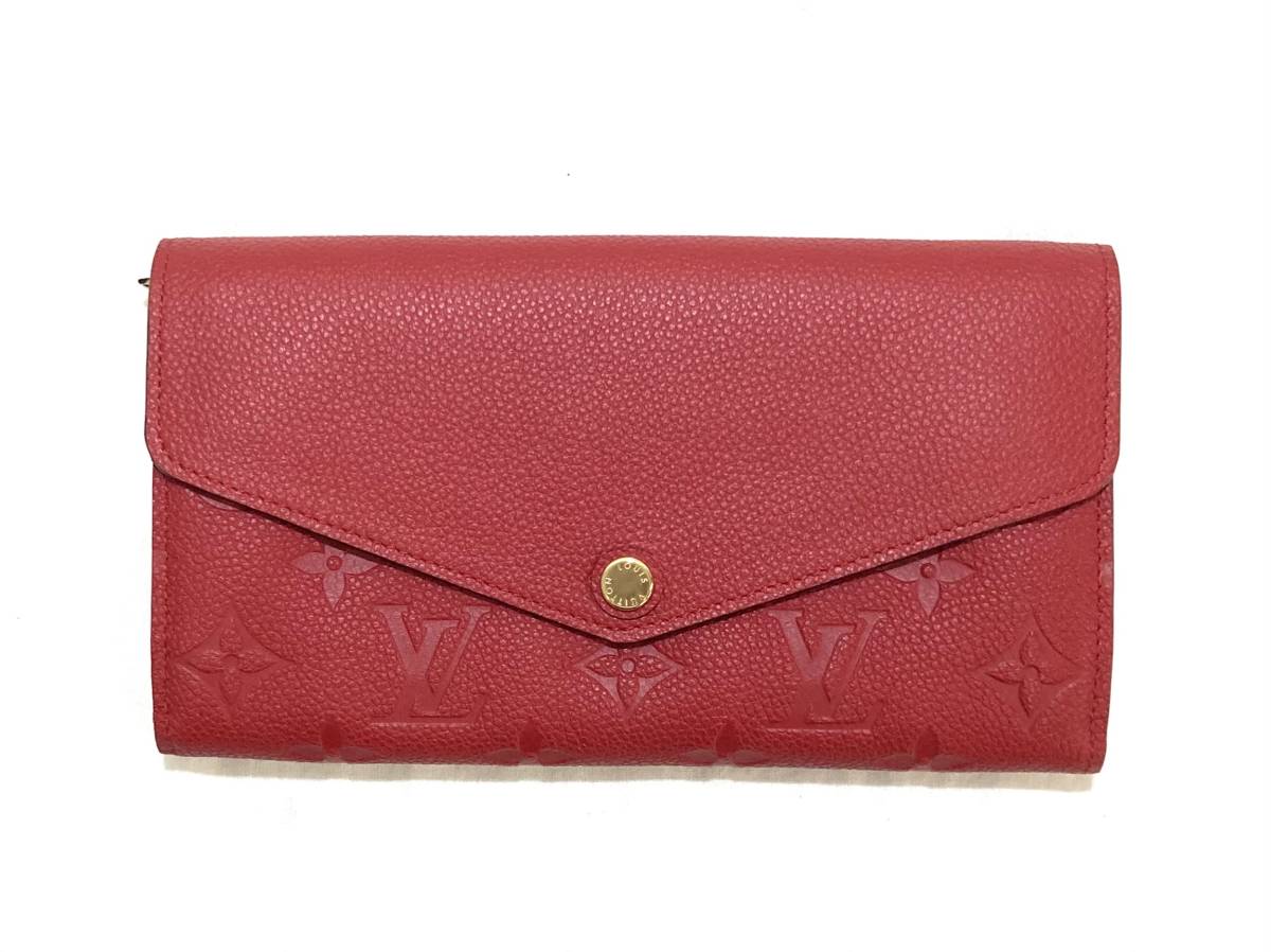 ヴィトン LOUIS VUITTON アンプラント ポルトフォイユ・サラ 長財布 