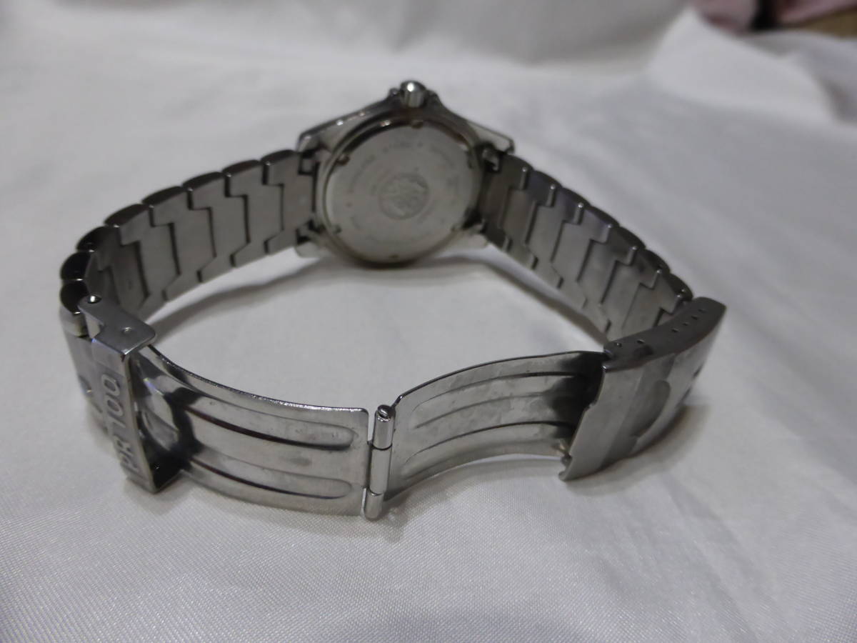 メンズ 美品 TISSOT ティソ PR100 クォーツ 黒文字盤 全コマ付き