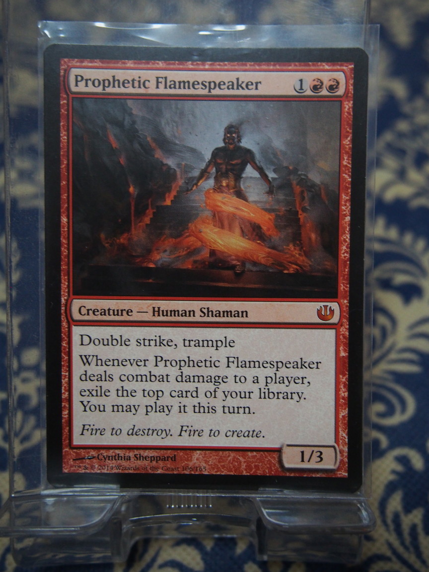 1749 予言の炎語り Prophetic Flamespeaker ニクスへの旅 通常版 英語版 赤 売買されたオークション情報 Yahooの商品情報をアーカイブ公開 オークファン Aucfan Com