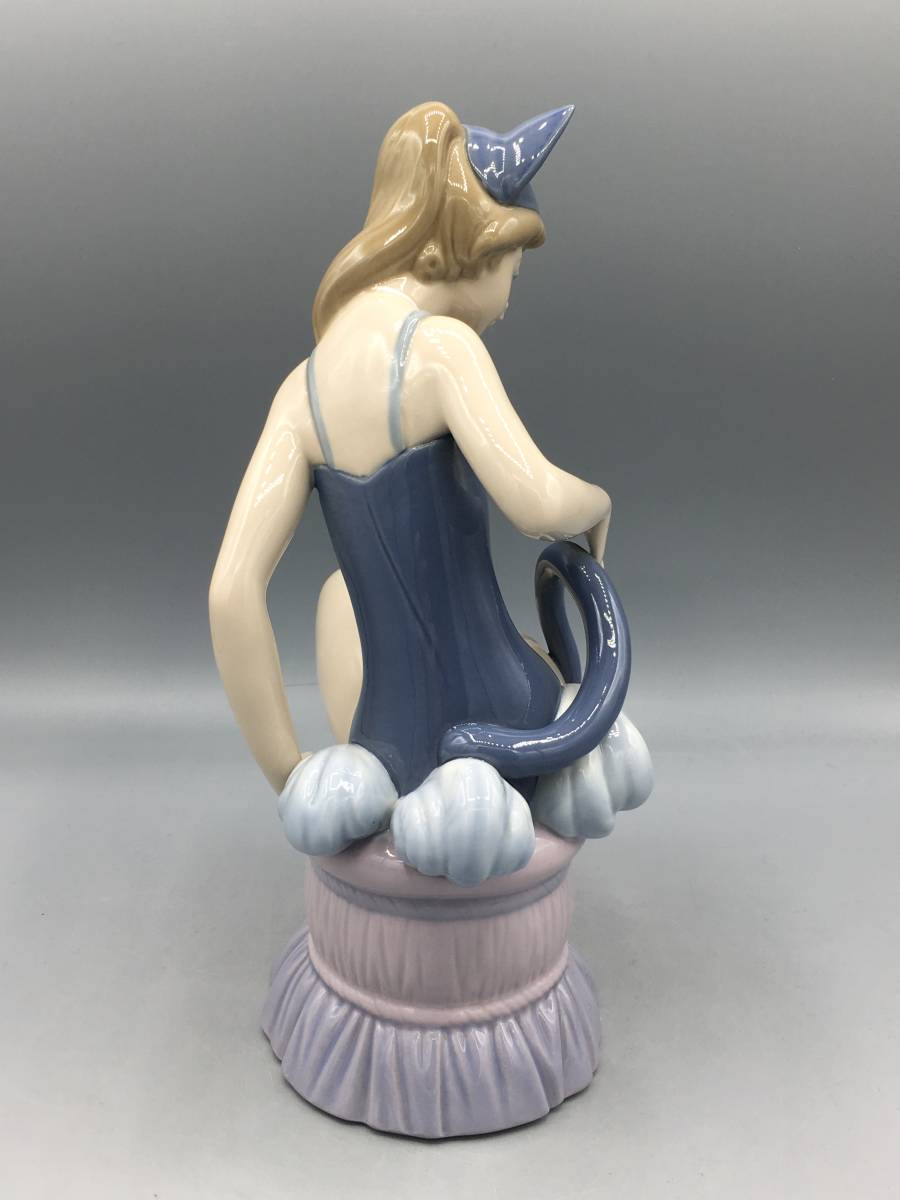 LLADRO 猫 少女 リヤドロ 女の子 レア品 リヤドロ「Repose」フィギュ 