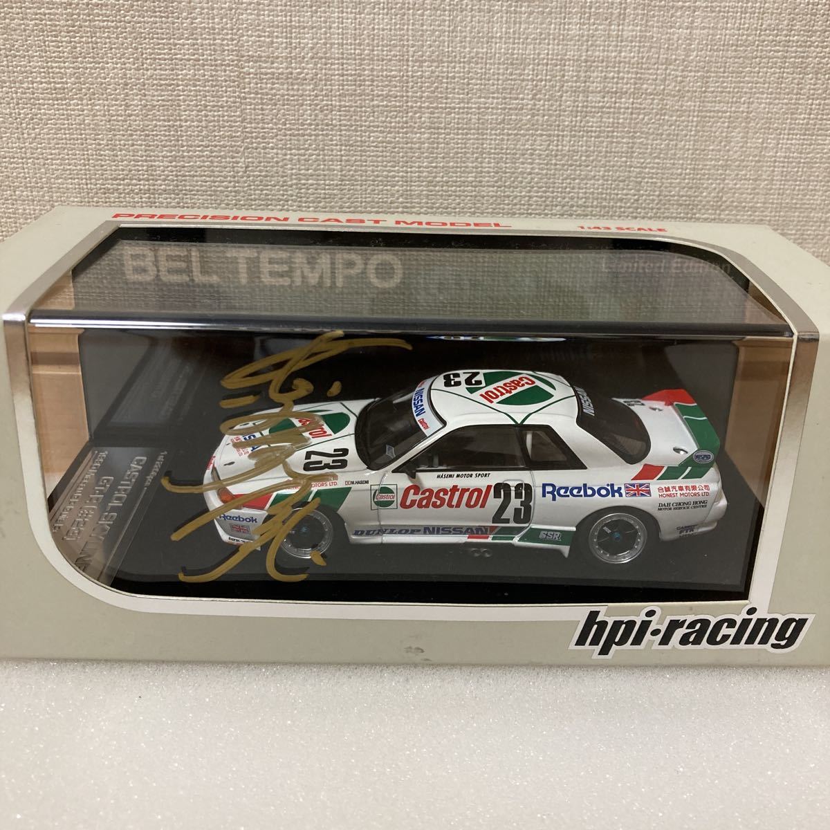 1/43 長谷見 マカオ 優勝 hpi NISSAN Skyline GT-R #23 Hasemi 1990