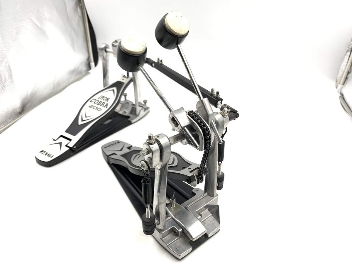 美品】TAMA HP200PTW Ironcobra アイアンコブラ 200 ツイン ドラム 
