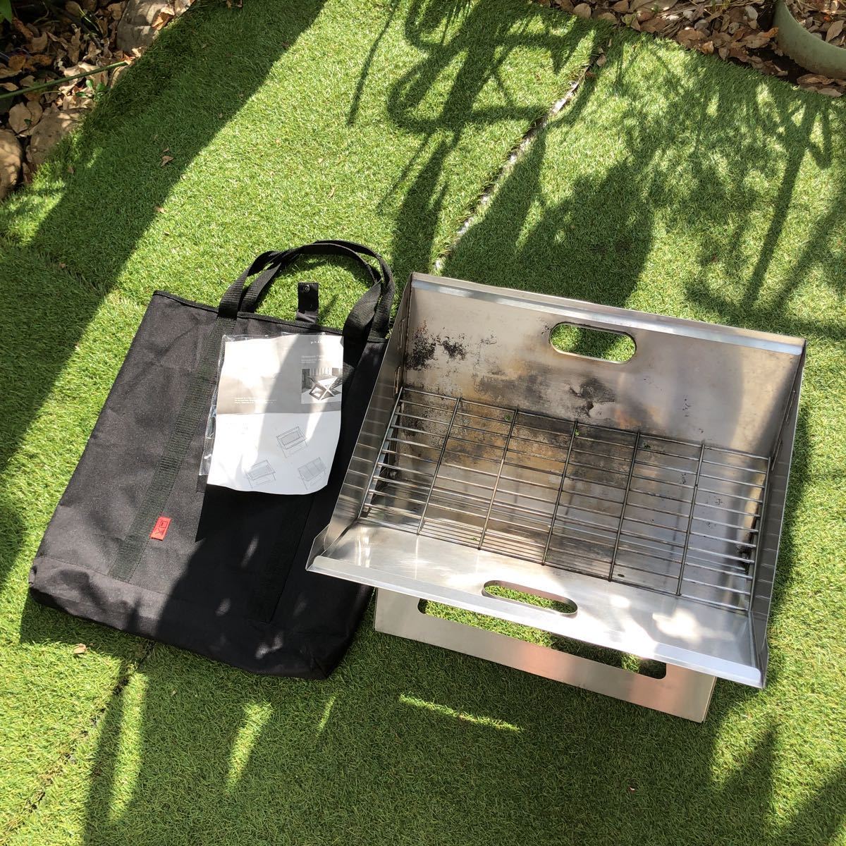 Grilltech notebook grill ss ステンレス 折りたたみバーベキュー