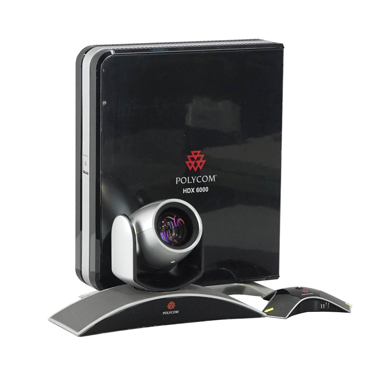 DW 8日保証 POLYCOM HDX 6000 HD NTSC テレビ会議システム MPTZ-9 電源コード リモコン ST02960 ...