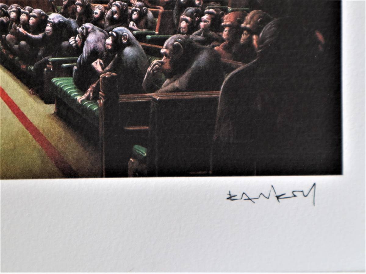 バンクシー Banksy (Monkey Parliament) 猿の国会議事堂☆限定数販売 