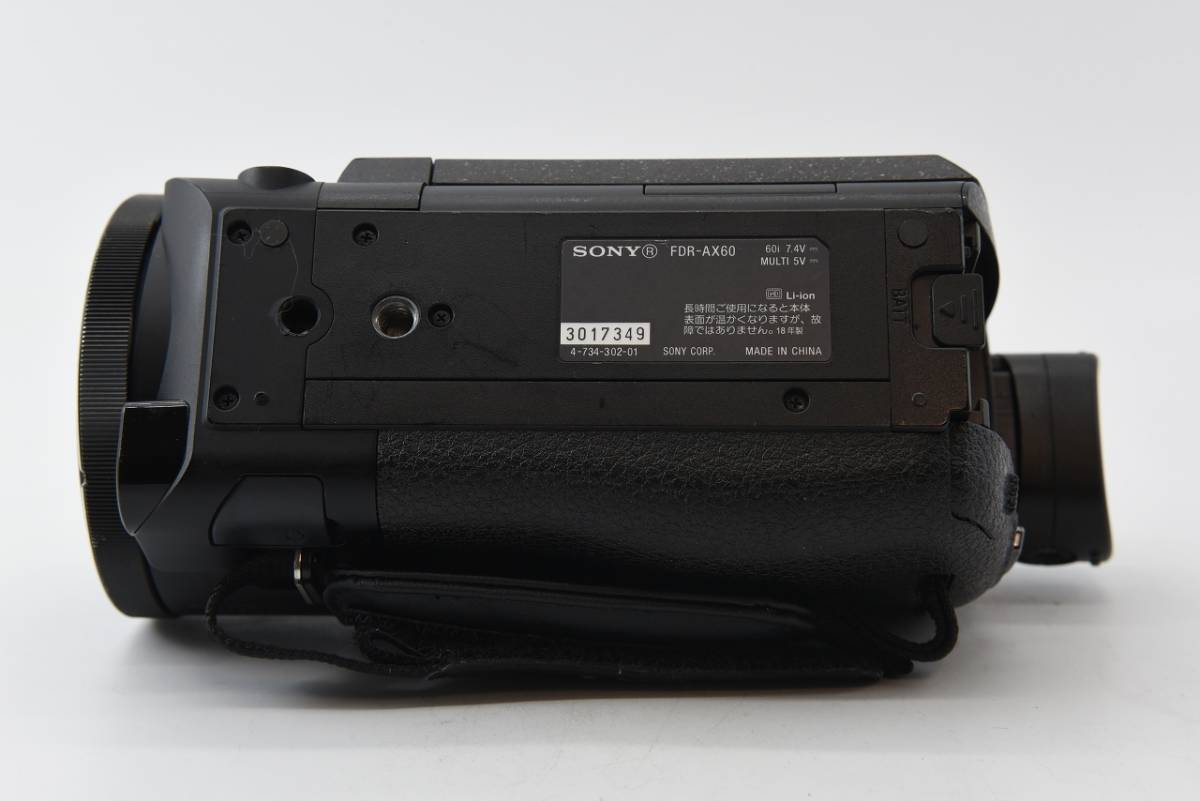1円売り切り【 ジャンク品 】 ソニー SONY FDR AX60 4K ビデオ