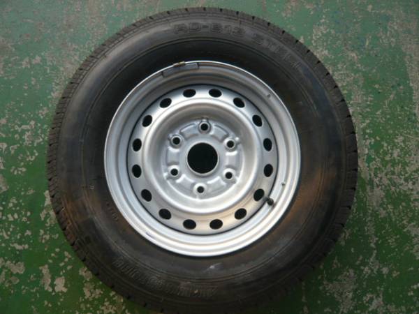 スチールホイール タイヤ 1本 BS RD-613 195R15 LT 8PR_1