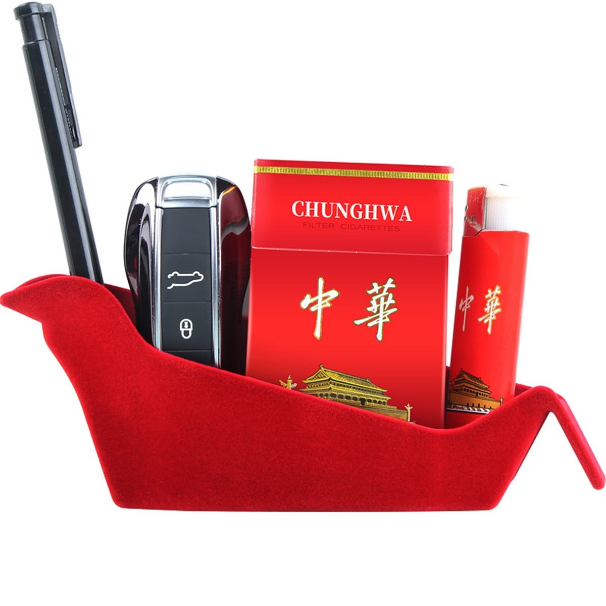 車用 収納ボックス 中央 アームレスト周り 新品 ブラック/レッド/ベージュ ポルシェ カイエン 2011-2017 車 内装 おすすめ パーツ_4