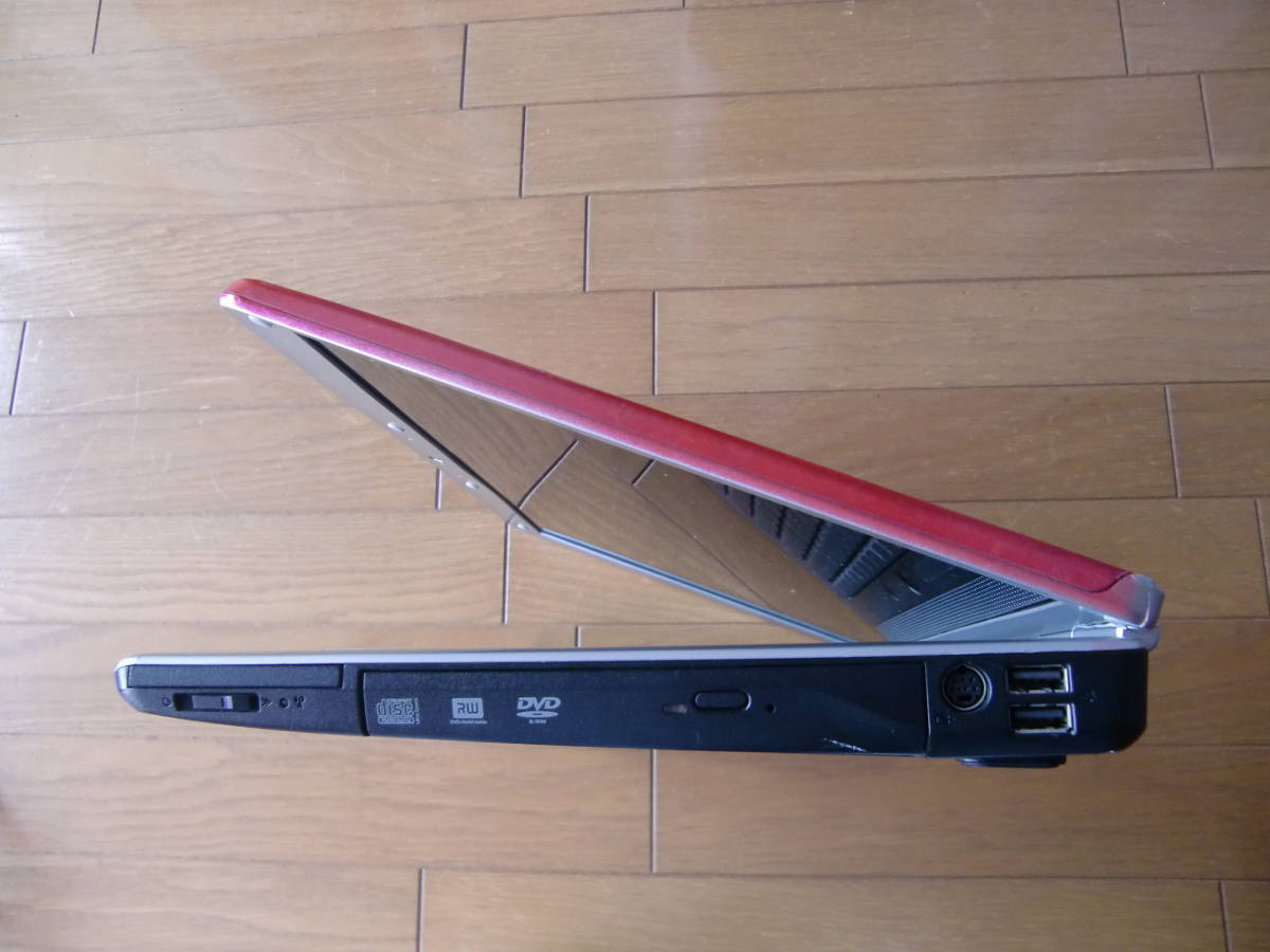 Dell 赤 1525 Core2Duo DVD-RW 無線LAN リカバリ 美品 即使用可能