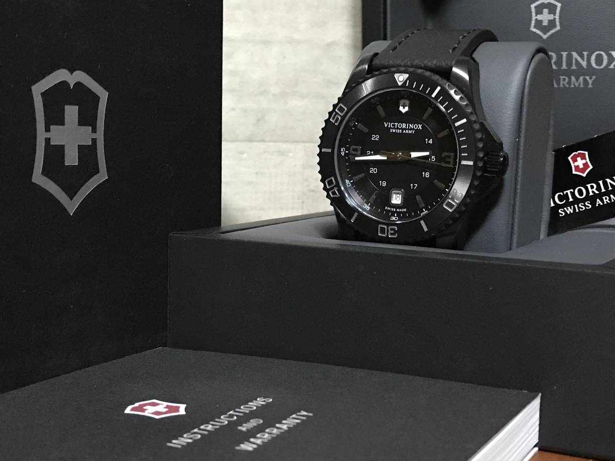 VM11 新品 VICTORINOX Maverick Black Edition/BLK LTHR 