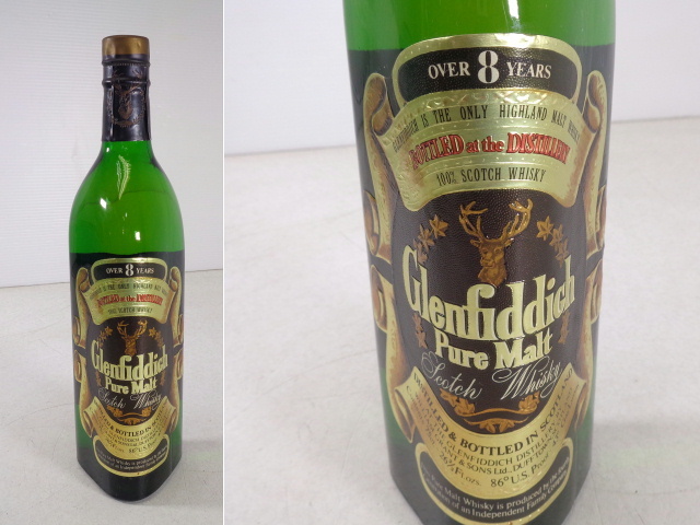 □□ ① 古酒 Glenfiddich グレンフィディック ピュアモルト PURE MALT