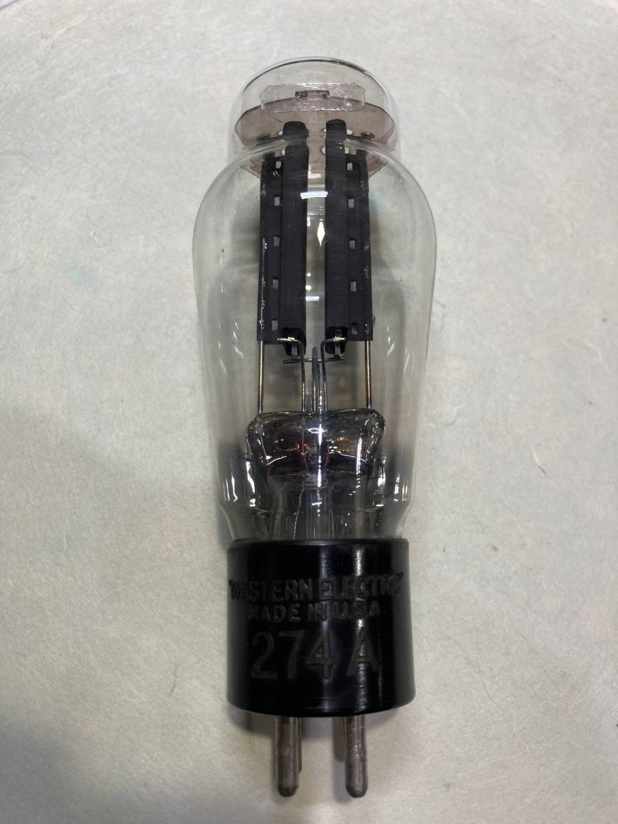 Western Electric 274A 一文字 WE 整流管 WE 274A 刻印 動作品 1本