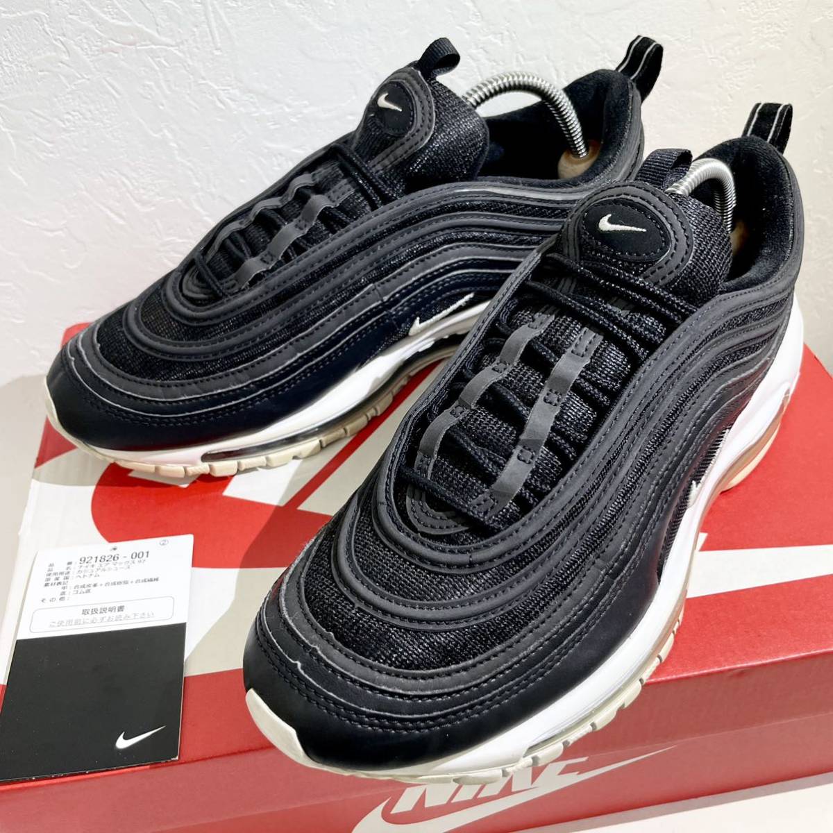 NIKE/ナイキ☆AIR MAX97/エアマックス97☆921826-001☆BLACK×WHITE 