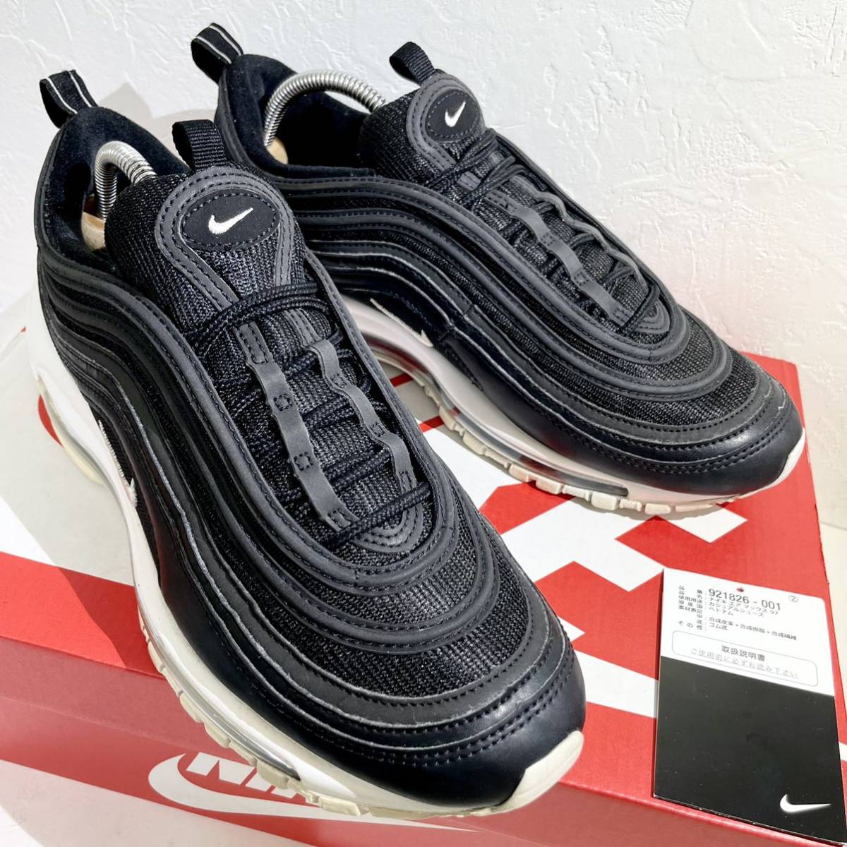 NIKE/ナイキ☆AIR MAX97/エアマックス97☆921826-001☆BLACK×WHITE 
