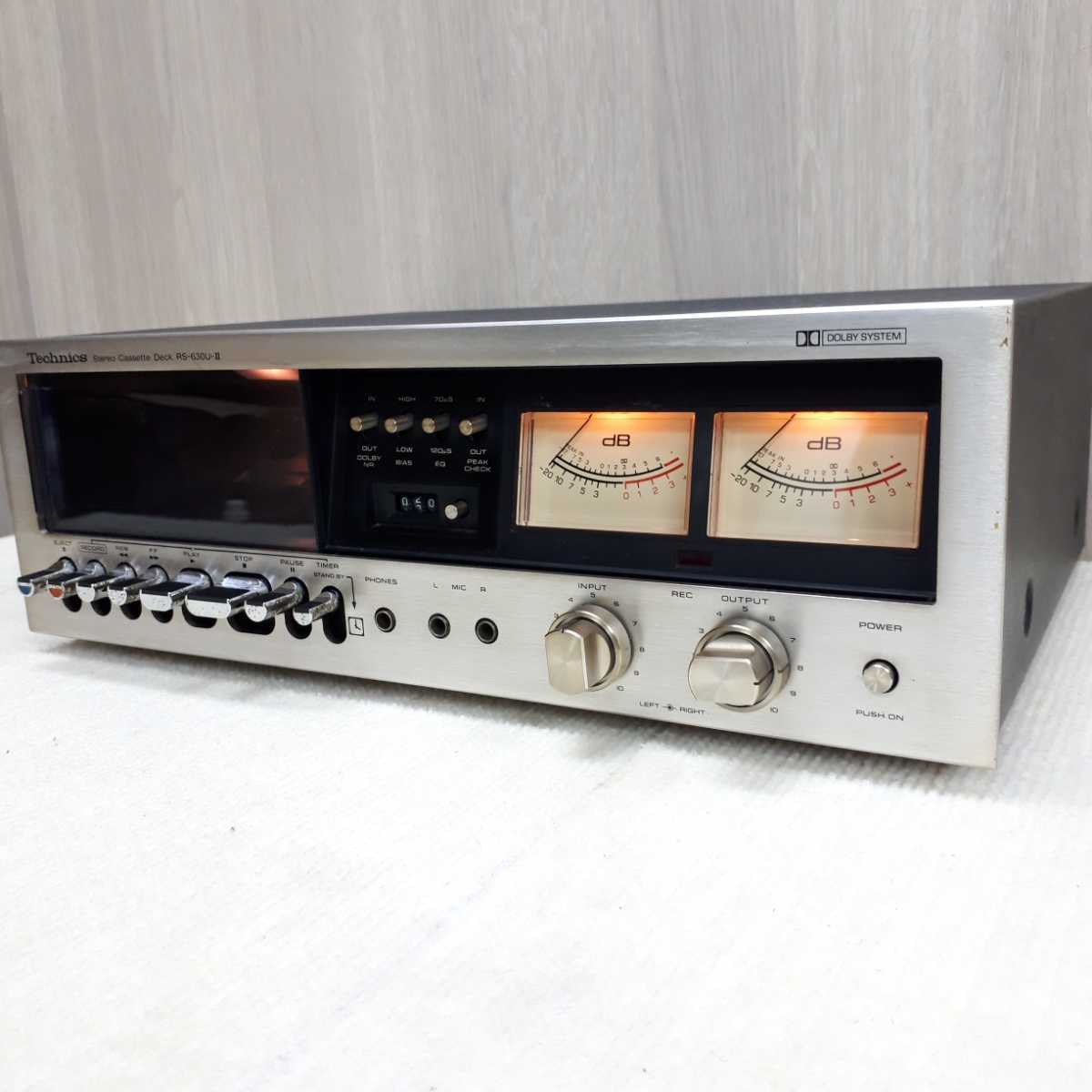 希少 Technics RS-630U-Ⅱ カセットデッキ テクニクス Technics