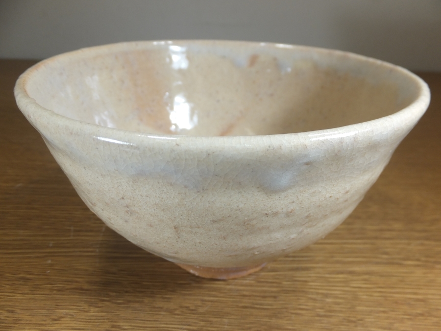 ◎【真作保証】 吉賀将夫 自作 萩茶碗 萩焼の名工 日展理事 山口大学