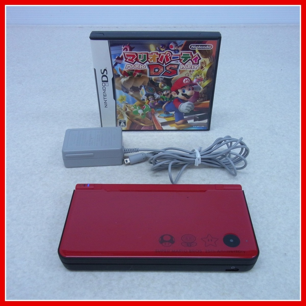動作品 ニンテンドーDSiLL スーパーマリオ25周年仕様 本体 + ソフト