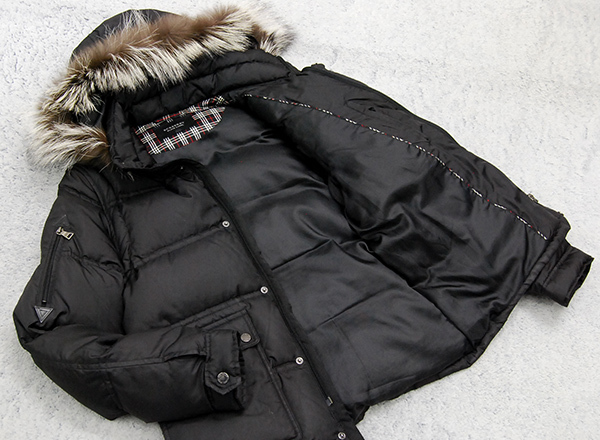 バーバリーブラックレーベル BURBERRY BLACK LABEL フォックスファー  