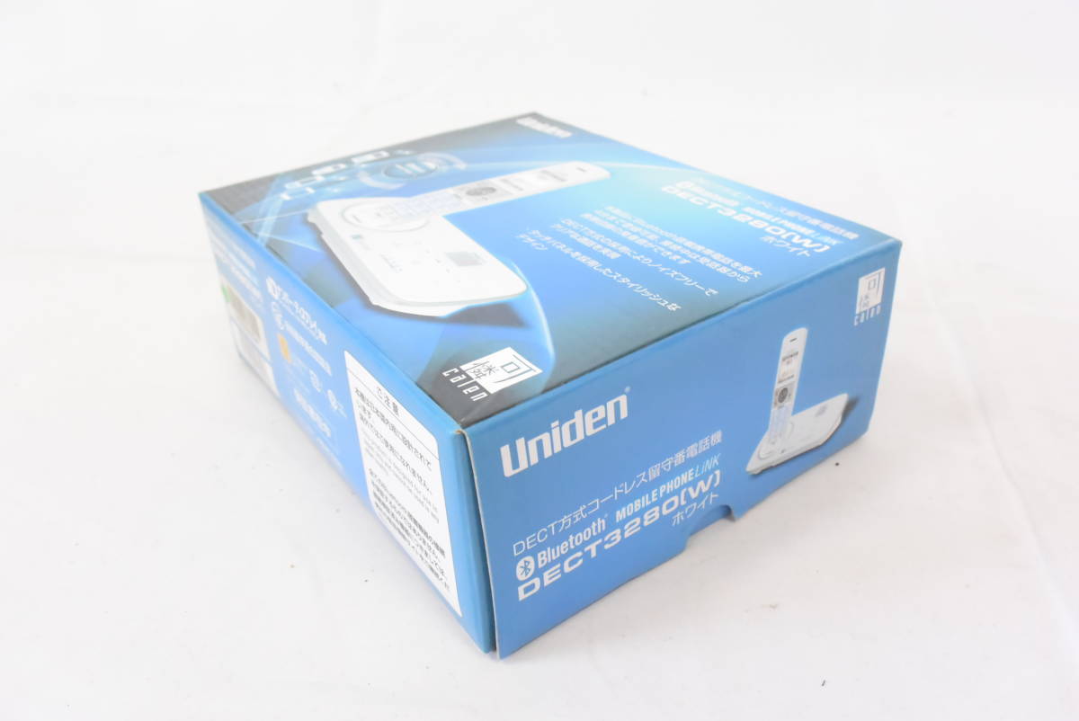 【中古】 ユニデン Uniden DECT方式コードレス留守番電話機 可憐 子機1台タイプ ホワイト DECT3280 (W) ユニデン DECT方式コードレス留守番電話機 Uniden 本体+子機1台タイプ ブラック 1円スタート