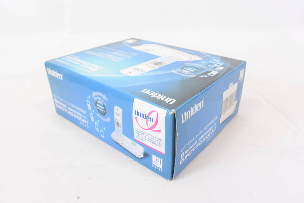 【中古】 ユニデン Uniden DECT方式コードレス留守番電話機 可憐 子機1台タイプ ホワイト DECT3280 (W) ユニデン DECT方式コードレス留守番電話機 Uniden 本体+子機1台タイプ ブラック 1円スタート