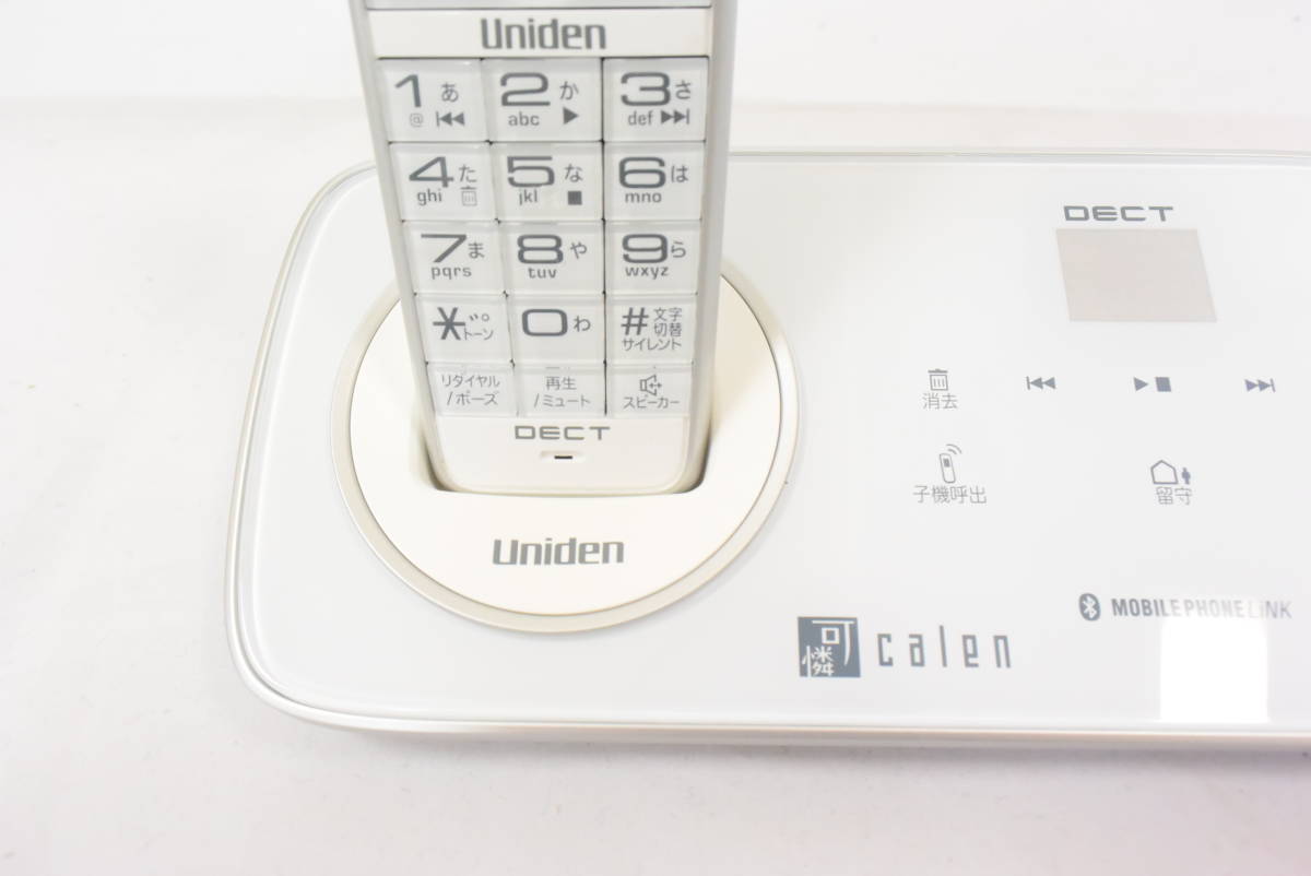 【中古】 ユニデン Uniden DECT方式コードレス留守番電話機 可憐 子機1台タイプ ホワイト DECT3280 (W) ユニデン DECT方式コードレス留守番電話機 Uniden 本体+子機1台タイプ ブラック 1円スタート