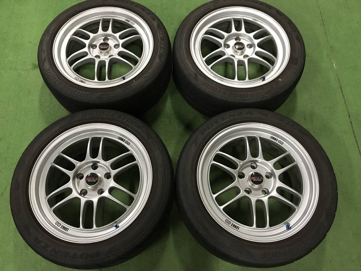 エンケイ RPF1 17インチ 8.0J +45 ブリヂストン RE-71R 235/45R17