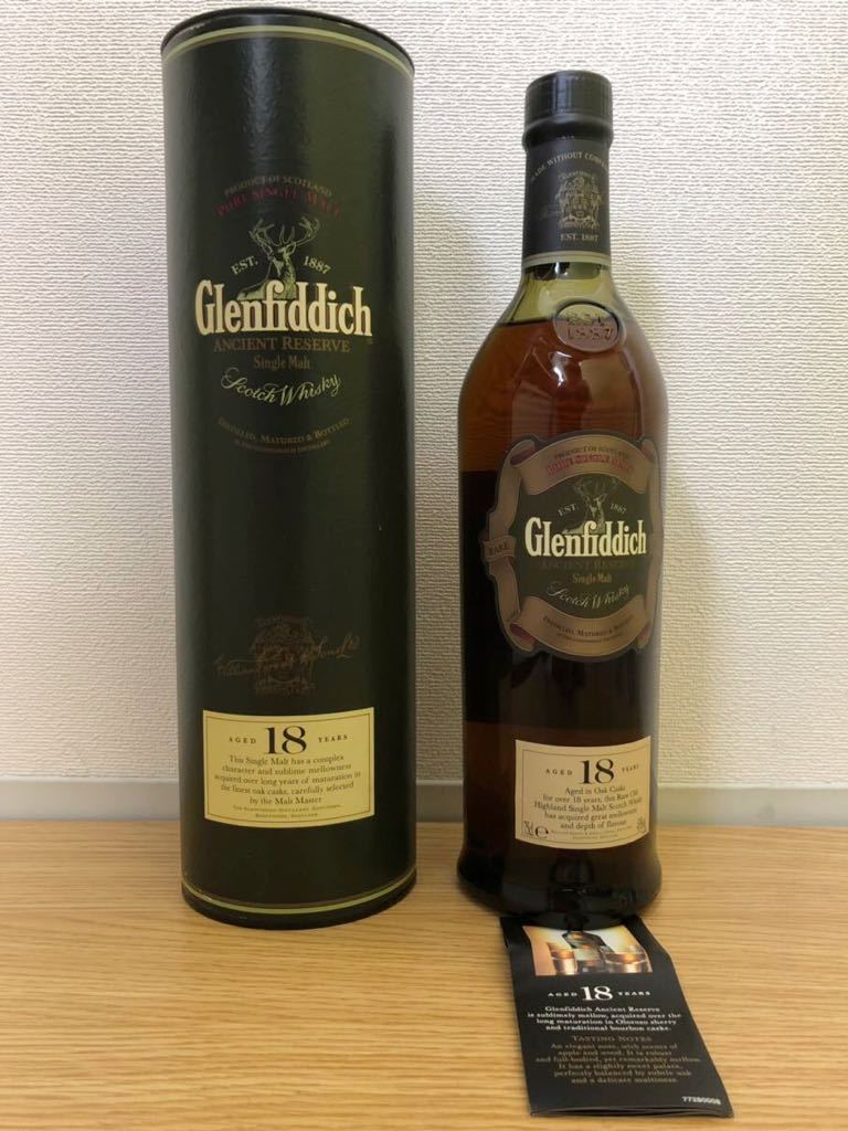 未開栓 】Glenfiddich グレンフィディック 18年 箱付き 美品 グレン