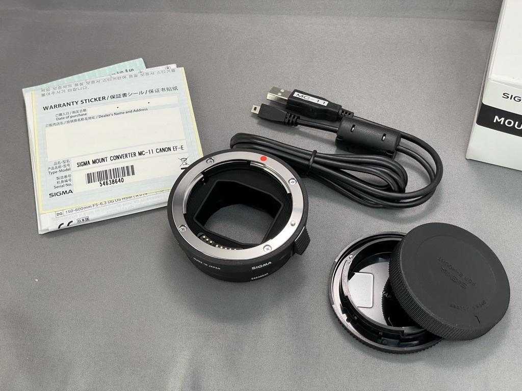 美品 SIGMAマウントコンバーターMC-11 MC-11 マウントコンバーター