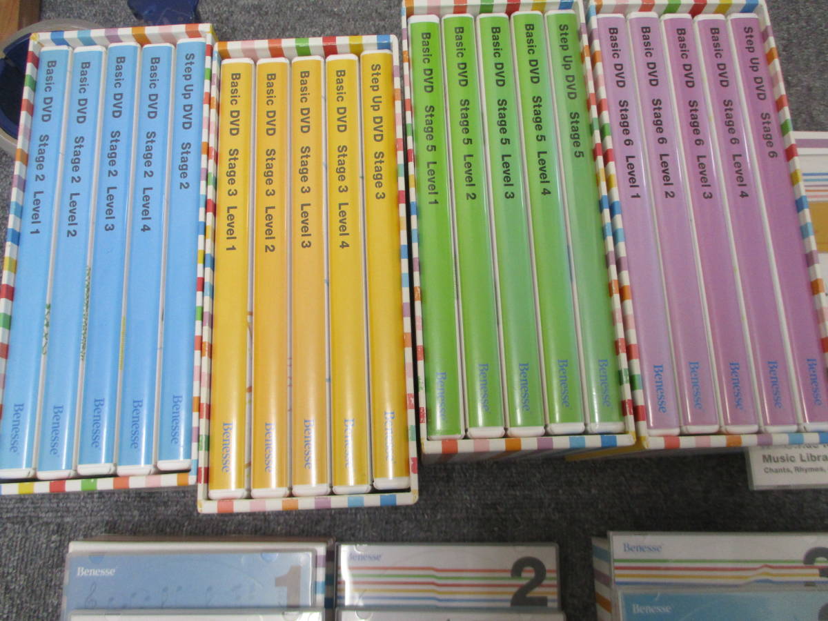 送料安 送料80サイズ ワールドワイドキッズ DVD ステージ2.3.5.6 CD 