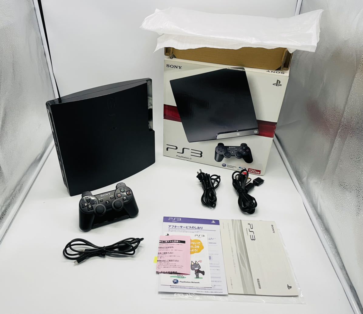 大得価，人気セール 1円 動作良好完備品 SONY PS3 PlayStation 3 120GB チャコール ブラック CECH-2000A 外箱 black sony ソニー(PS3本体)｜売買されたオークション情報、yahooの商品情報をアーカイブ公開 - オークファン PS3本体
