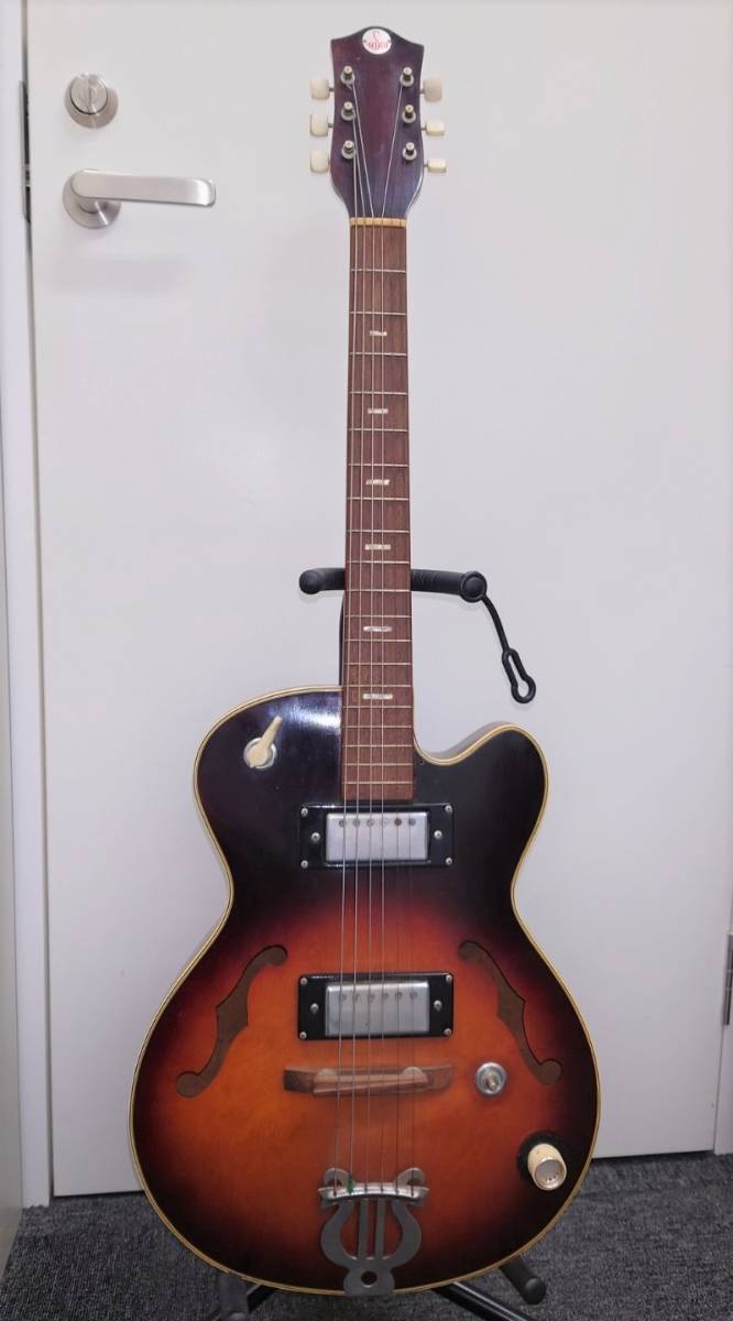9581【TEISCO：セミアコ】 テスコ MODEL 8 ビザールギター◇音出確認