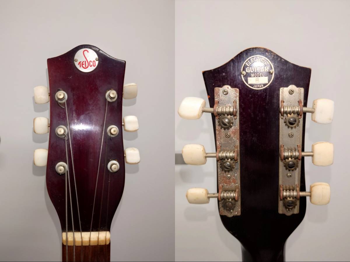 9581【TEISCO：セミアコ】 テスコ MODEL 8 ビザールギター◇音出確認